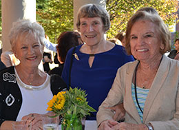 Photo of three women smiling. Link to Life Stage Gift Planner Over Age 70 Situations. Photo of three women smiling. Link to Life Stage Gift Planner Over Age 70 Situations.
